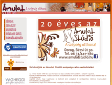 Tablet Screenshot of amulatstudio.hu